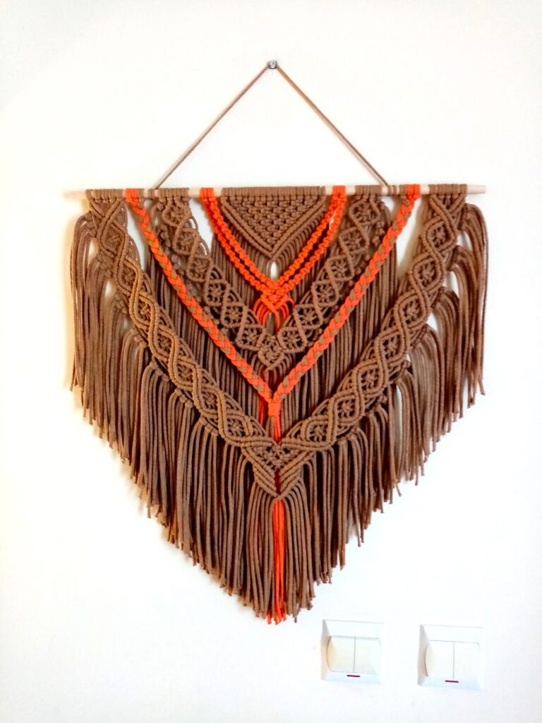 Makrama ścienna Dafne