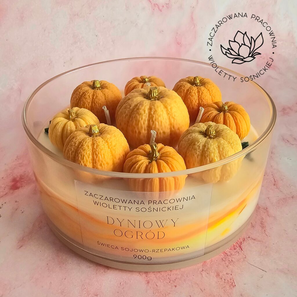 Świeca dekoracyjna- DYNIOWY OGRÓD