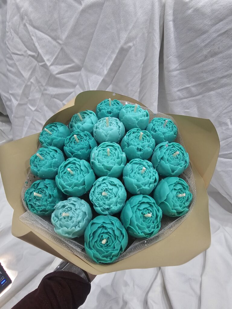 obrazek → Bukiet ze świec sojowych