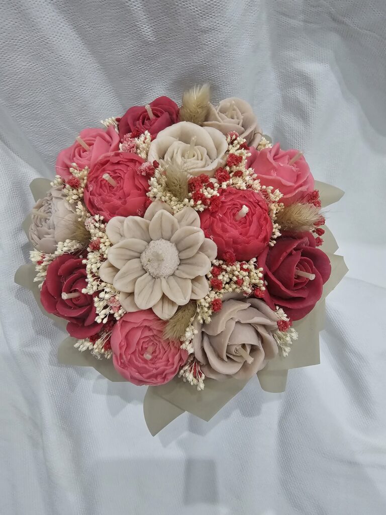 obrazek → Flowerbox ze świeczek sojowych