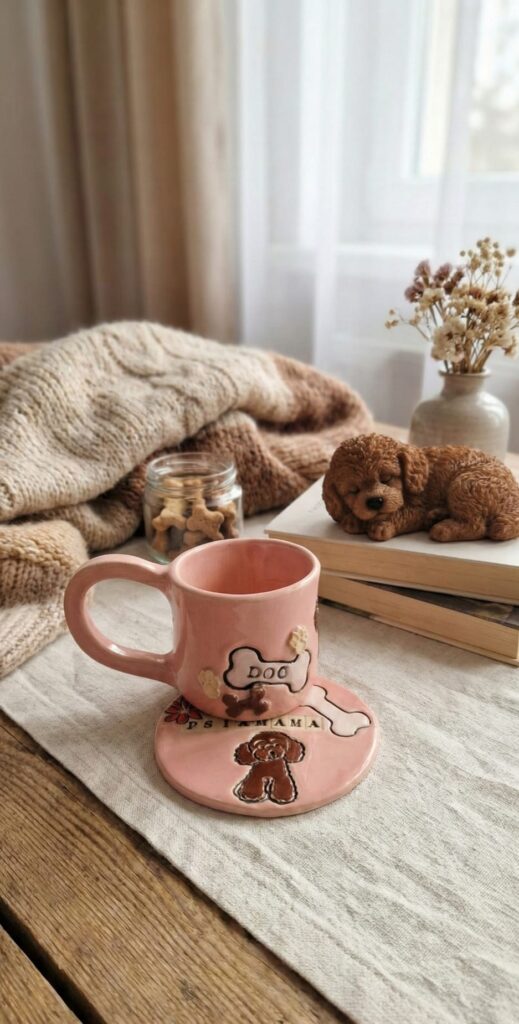 obrazek → Zestaw kubek i podstawek.