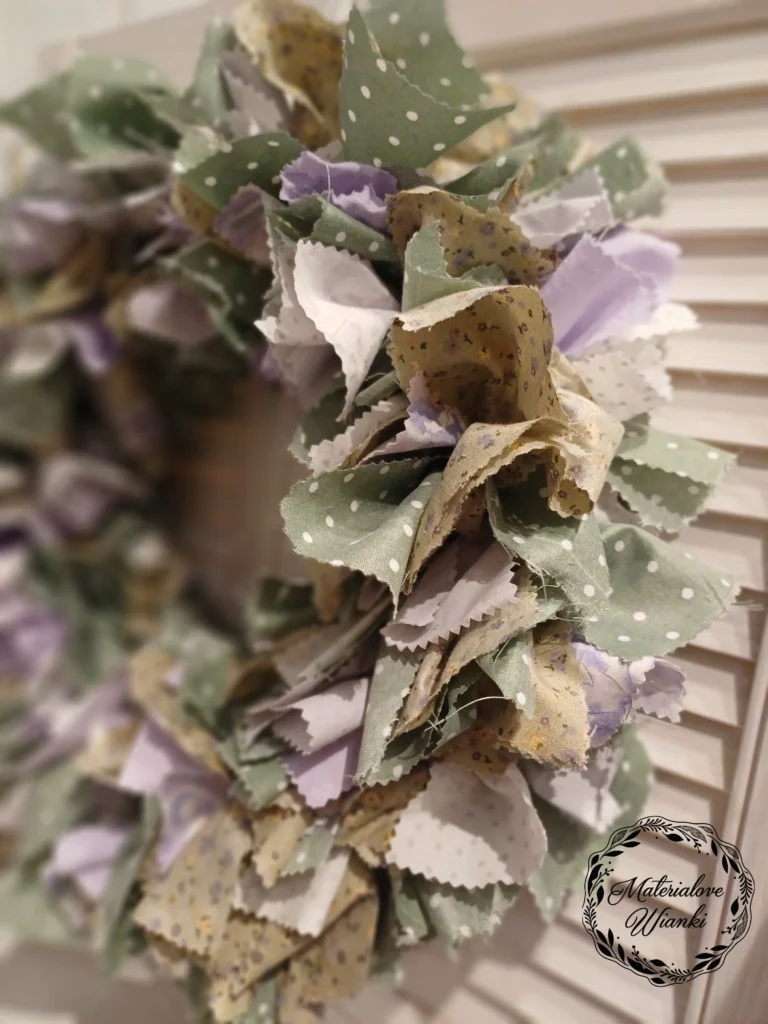 obrazek → Zielono-fioletowy wianek.