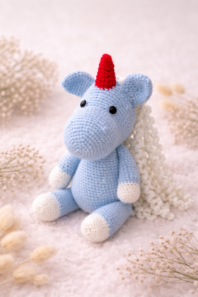 jednorozec blekitny idealny na prezent