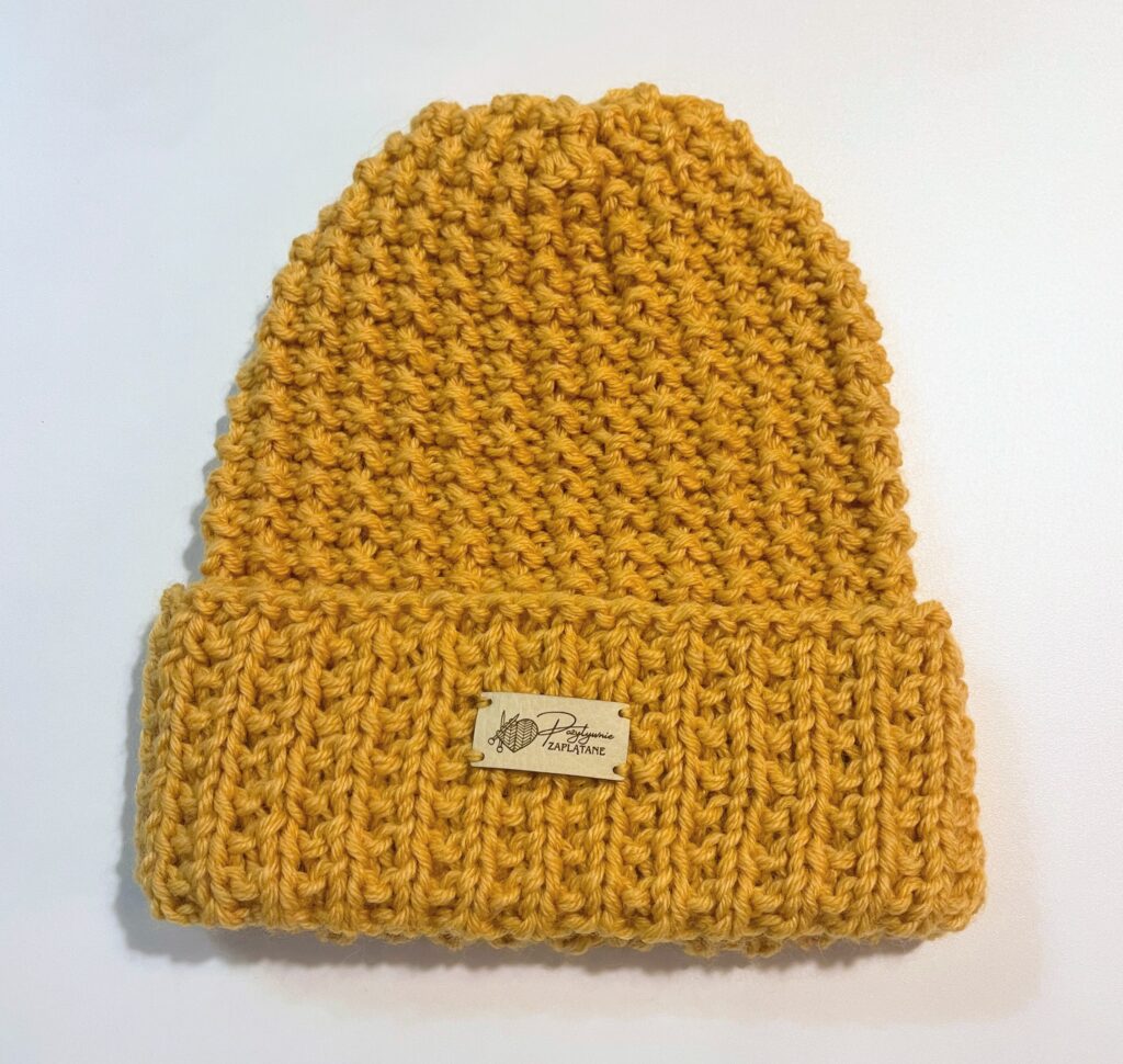 Czapka Słoneczna kurkuma