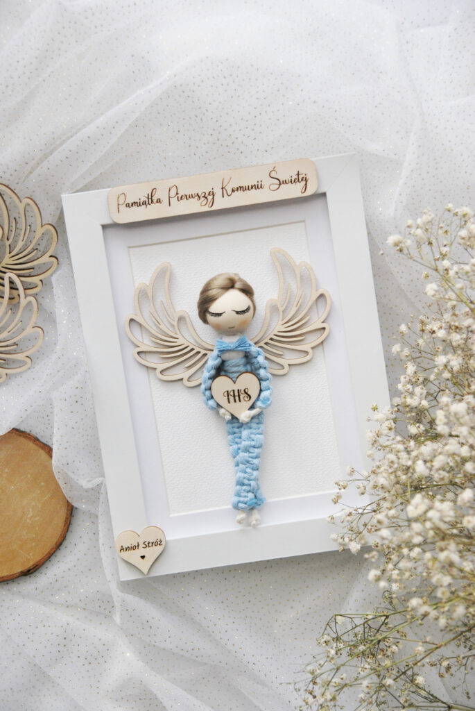 obrazek → Pamiątka I Komunii Św. – anioł