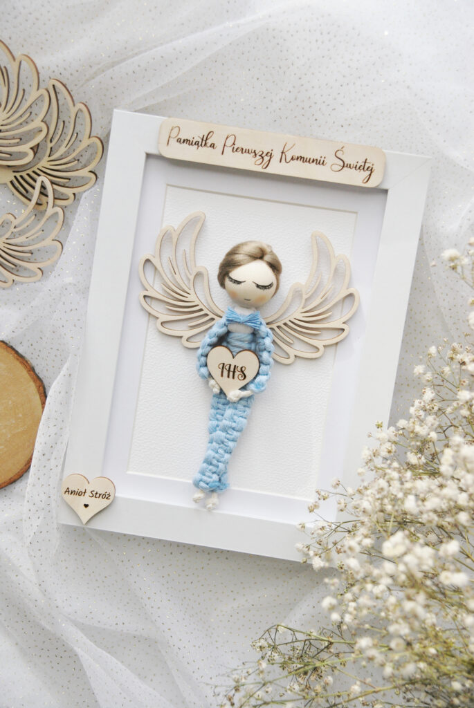 obrazek → Pamiątka I Komunii Św. – anioł