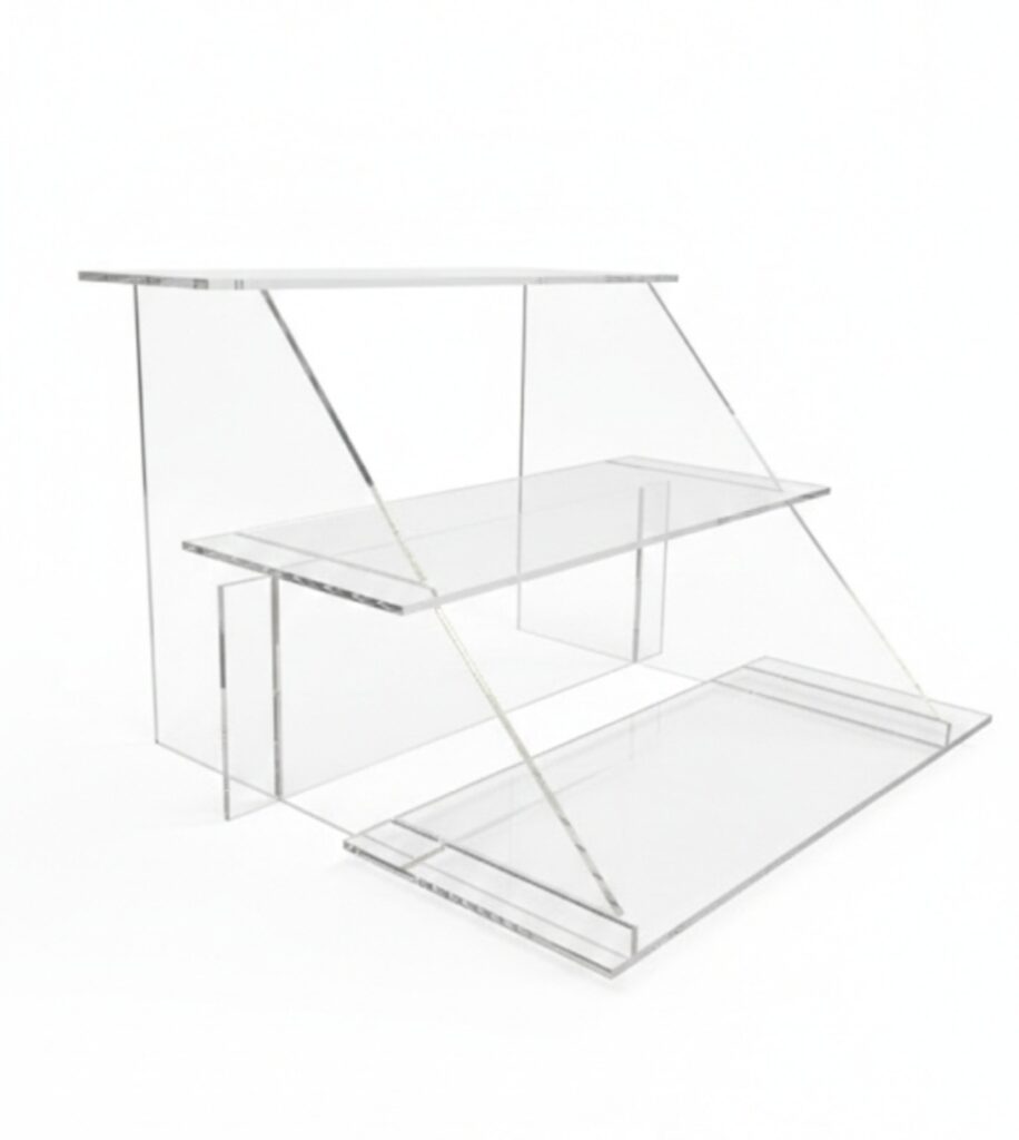 Ekspozytor Przezroczysty 3-poziomy