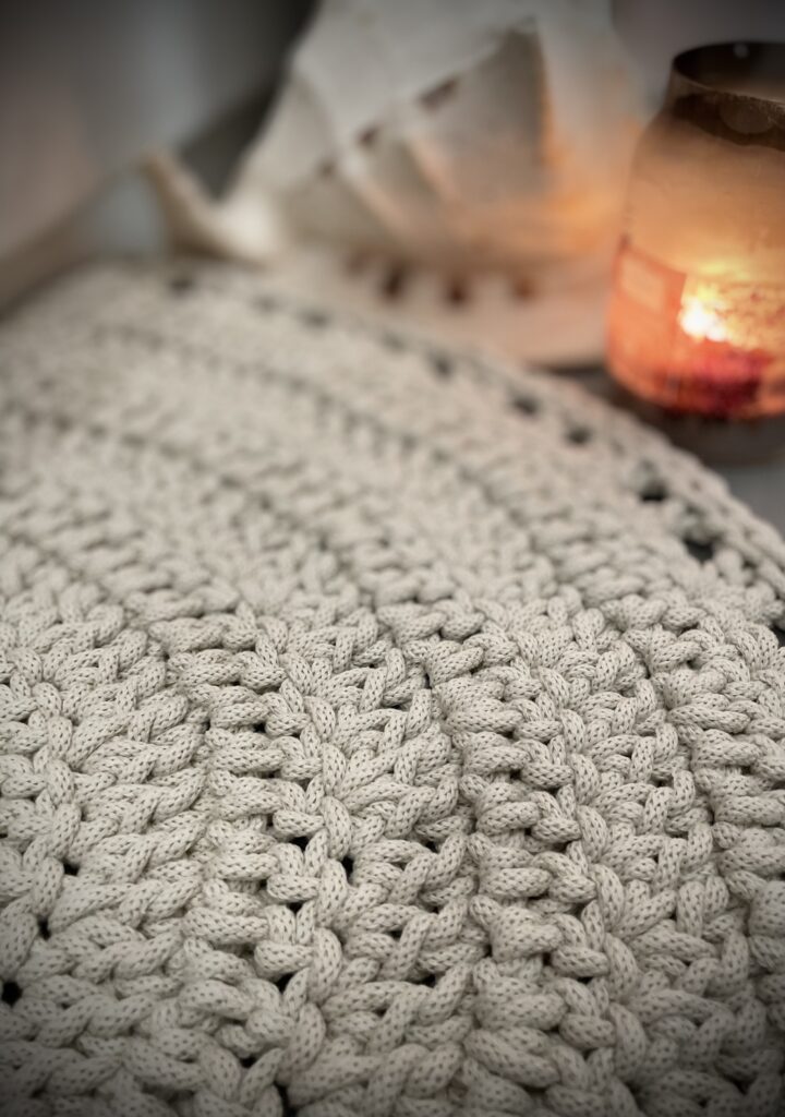 obrazek → Relaksująca klasyka – dywanik półokrągły 66×40