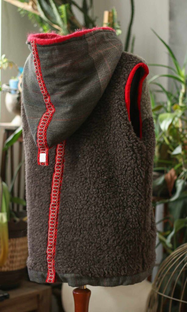 kamizelka wełniana #upcykling