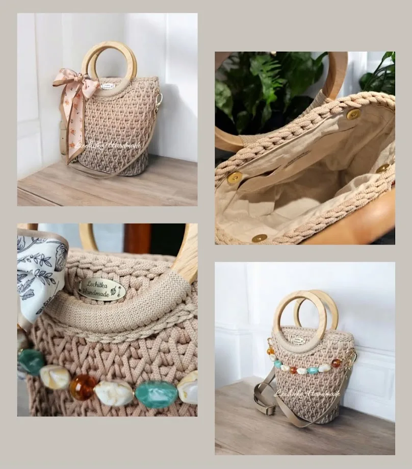 Torebka Kuferek OMBRE z paskiem skórzanym, regulowanym.