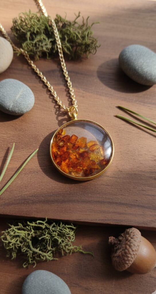 Naszyjnik z Bursztynem