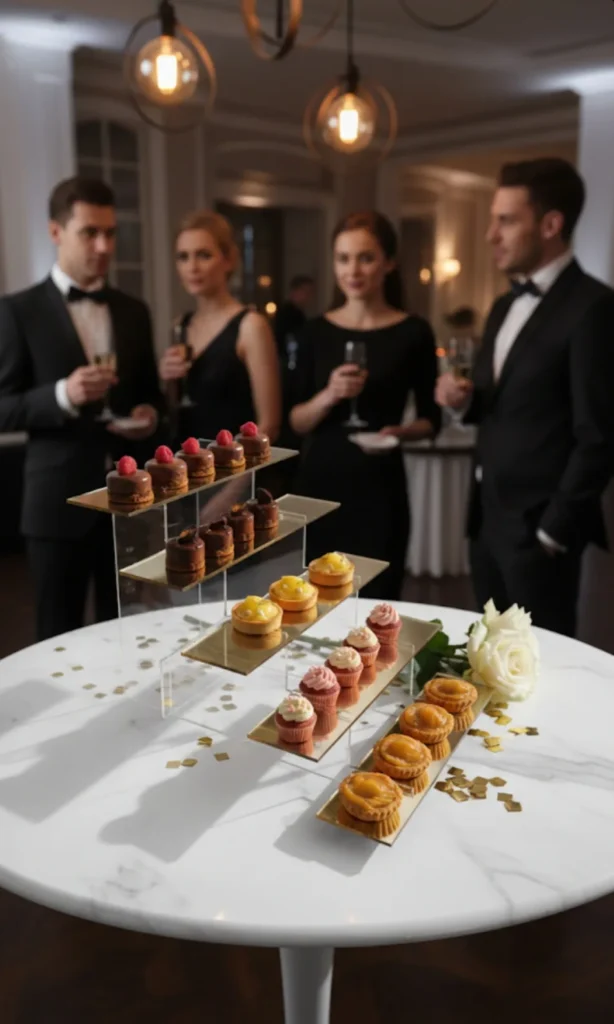 Złoty ekspozytor 5-schodkowy