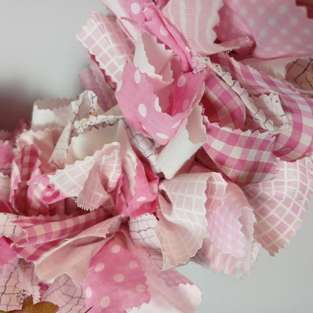 obrazek → Wianek Pink z materiałów