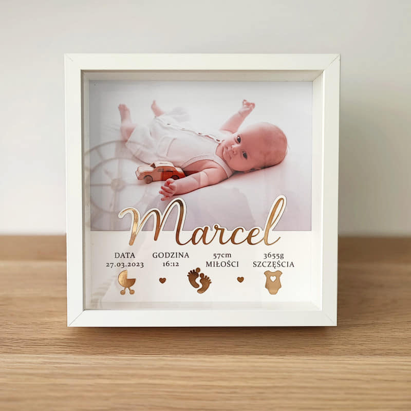 Metryczka dla dziecka z okazji narodzin