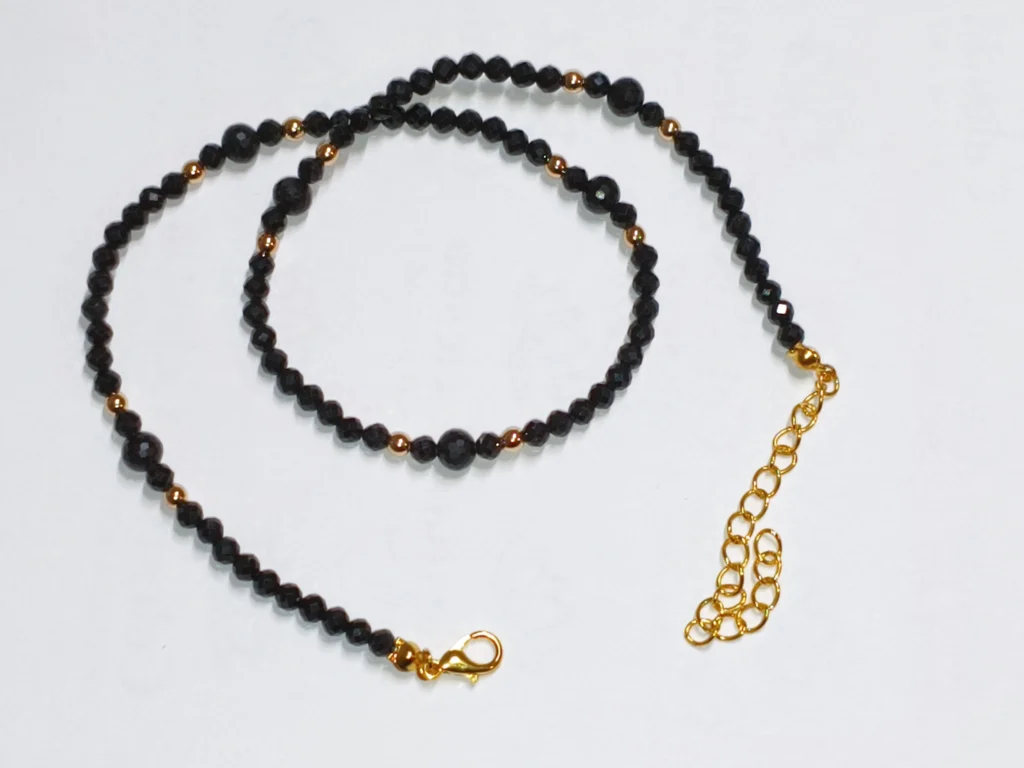 obrazek → Naszyjnik z turmalinu i hematytów