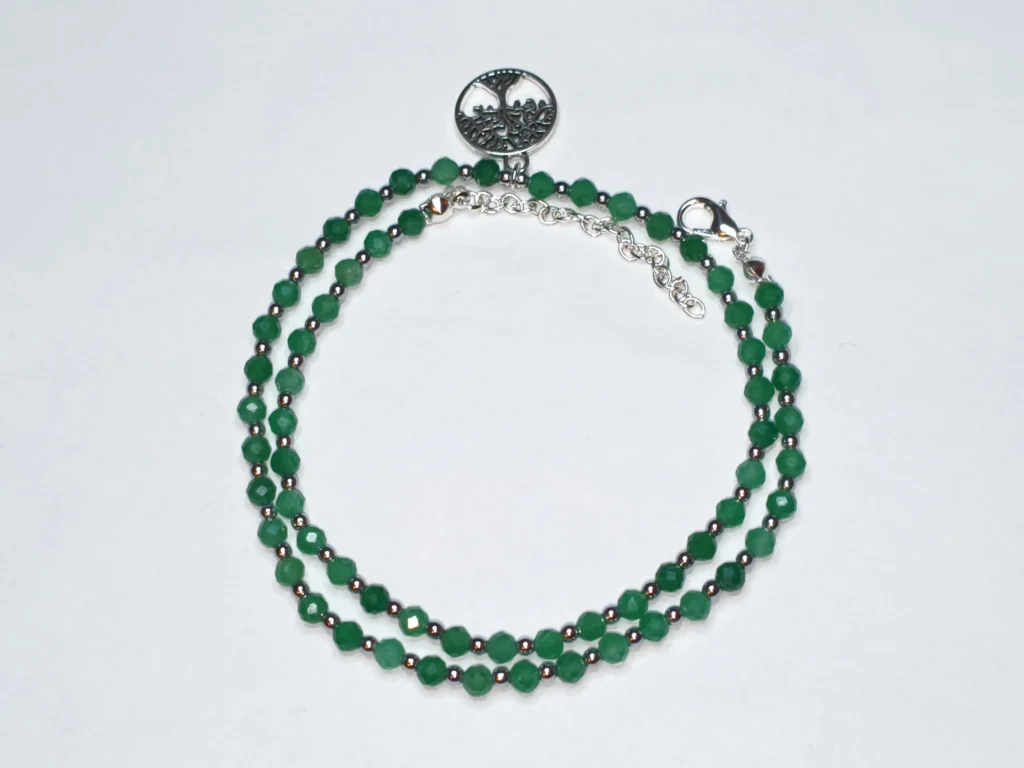 obrazek → Ręcznie robiony naszyjnik z kamieni awenturynu