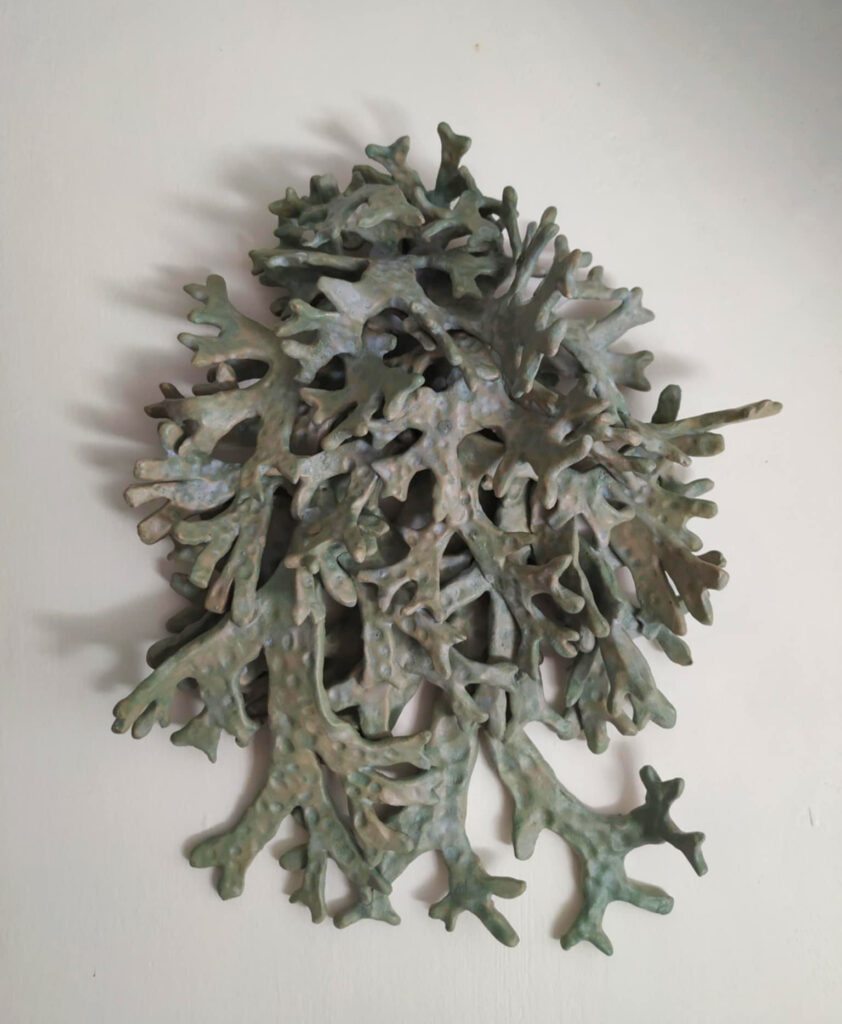 “Ramalina” ceramiczna rzeźba naścienna