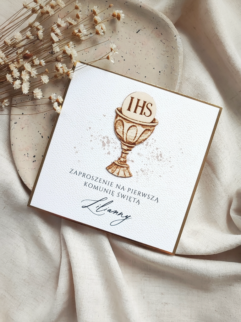 Zaproszenie na Pierwszą Komunię Świętą