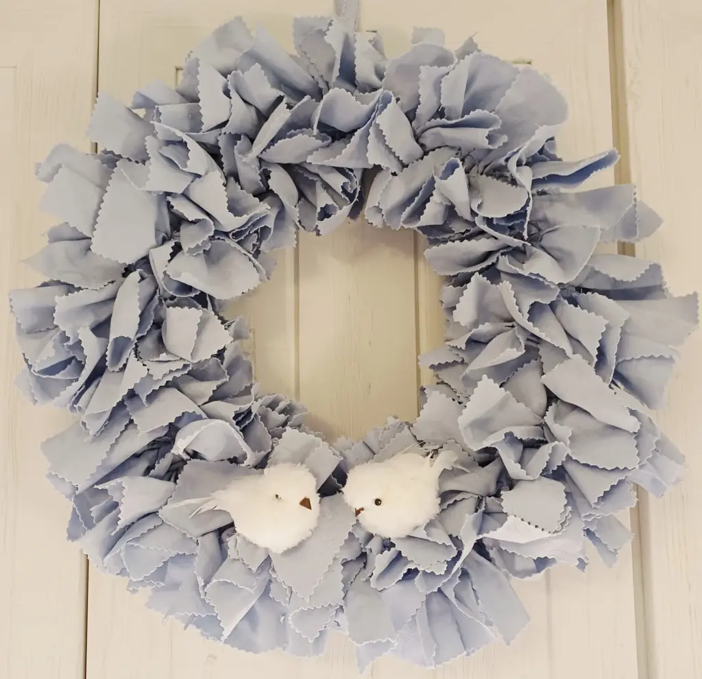 obrazek → Wianek monochromatyczny błękitny