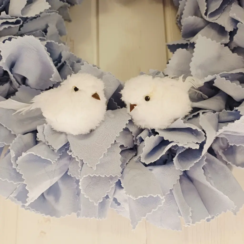 obrazek → Wianek monochromatyczny błękitny