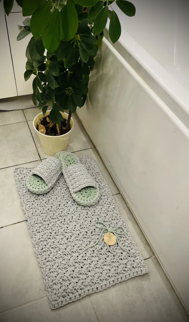 Szydełkowy chodnik bawełniany – uniwersalny dywanik ze sznurka