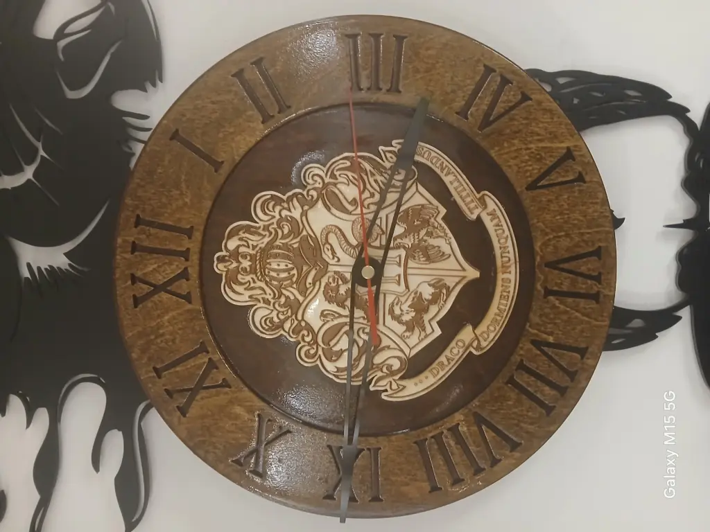 obrazek → Zegar ścienny,Hogwart,sklejka