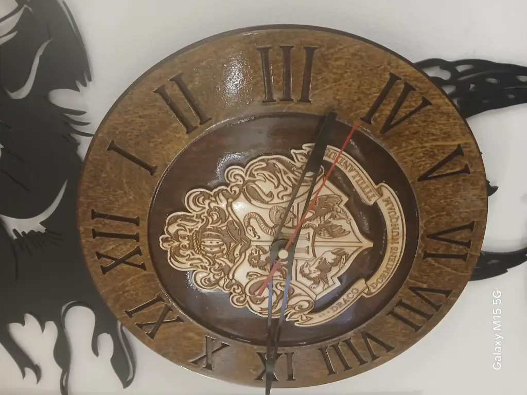 obrazek → Zegar ścienny,Hogwart,sklejka