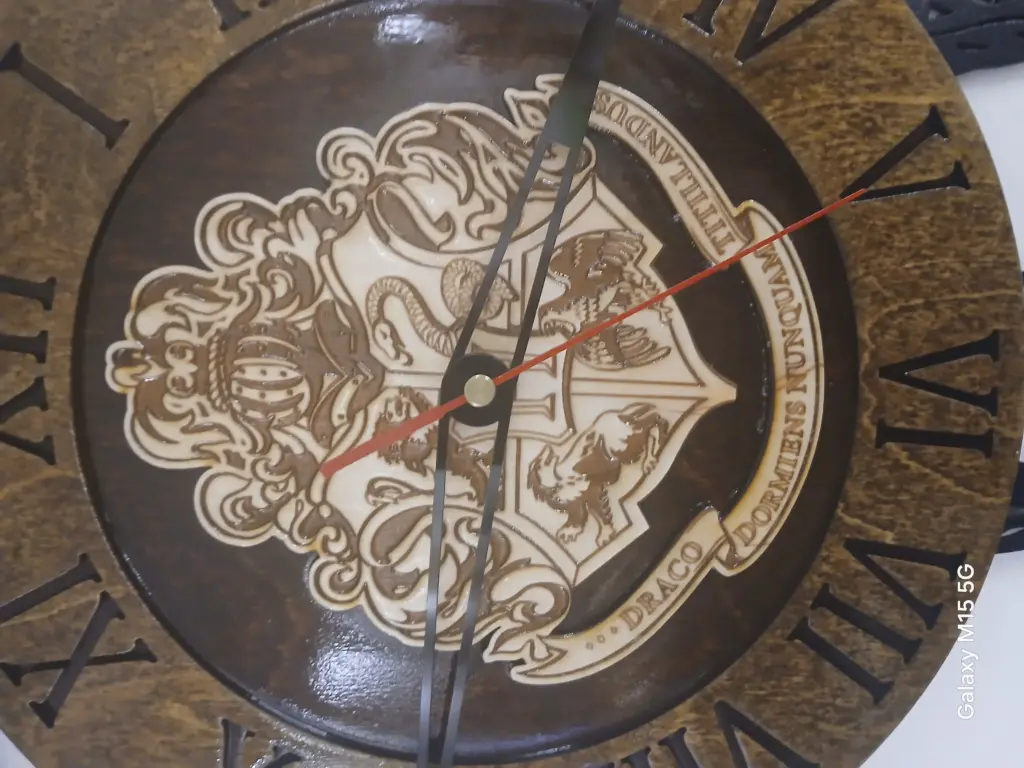 Zegar ścienny,Hogwart,sklejka