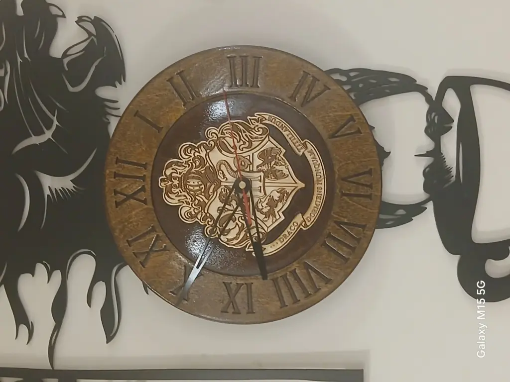 obrazek → Zegar ścienny,Hogwart,sklejka