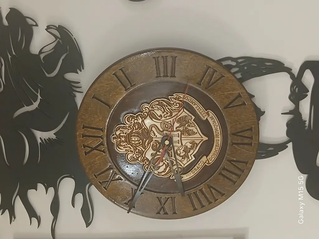 obrazek → Zegar ścienny,Hogwart,sklejka