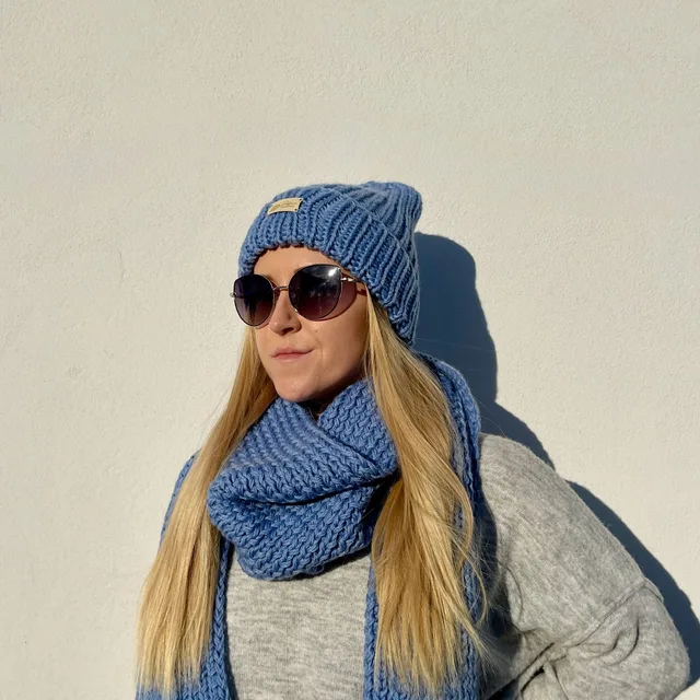 Komplet morski błękit