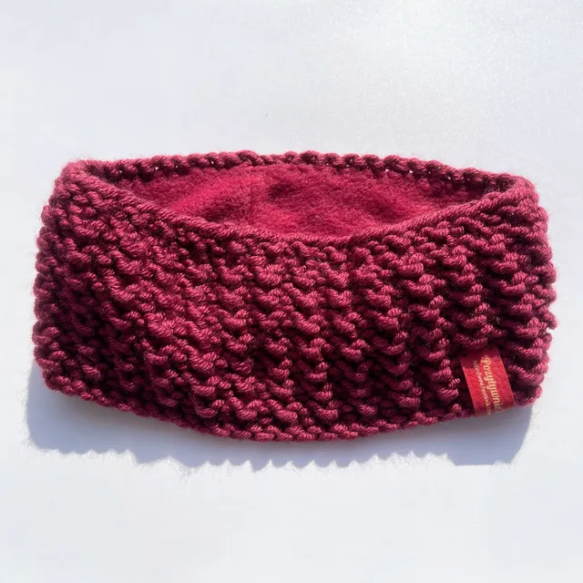 Opaska prosta – Bordowa aura