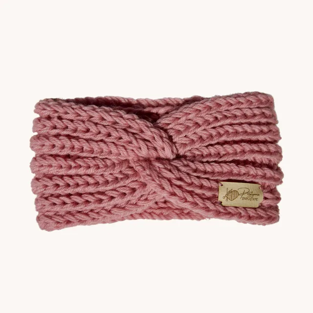 Opaska Zaplątany szczęśliwy róż