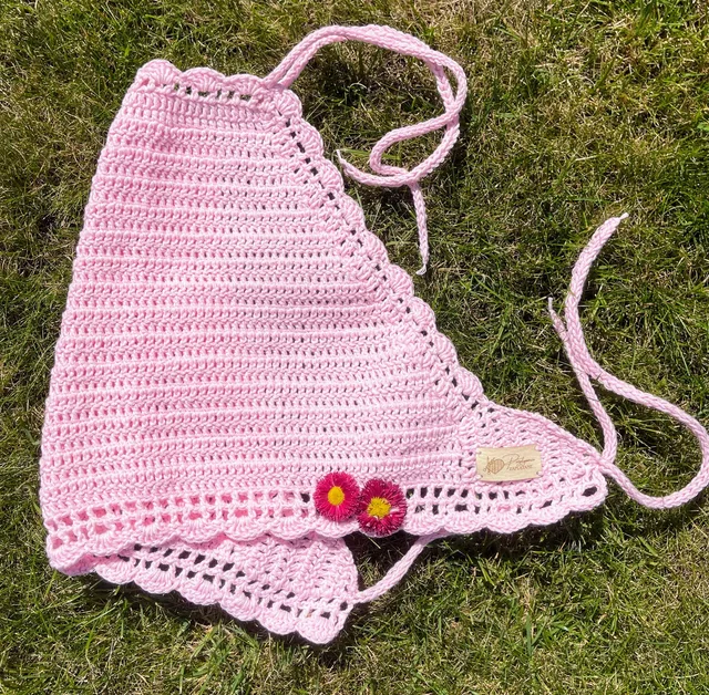 Top letni Pudrowa rosa